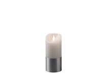 Medium Silver Wrapped Candle