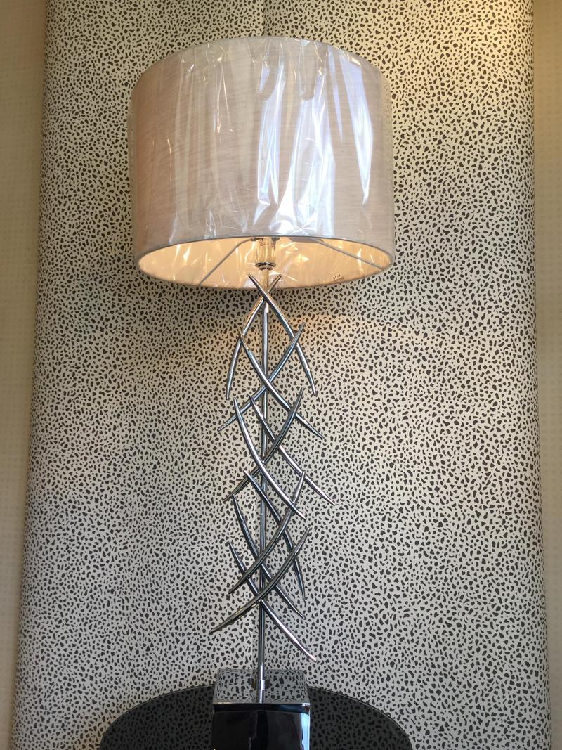 Chrome Fishbone Lamp