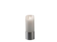 Large Silver Wrapped Candle