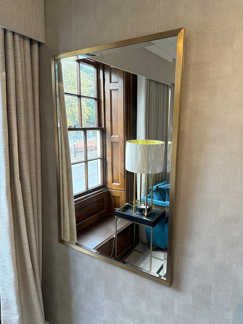 Classic Brass Mirror