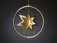 Gold Hanging Star 