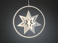White Hanging Star 